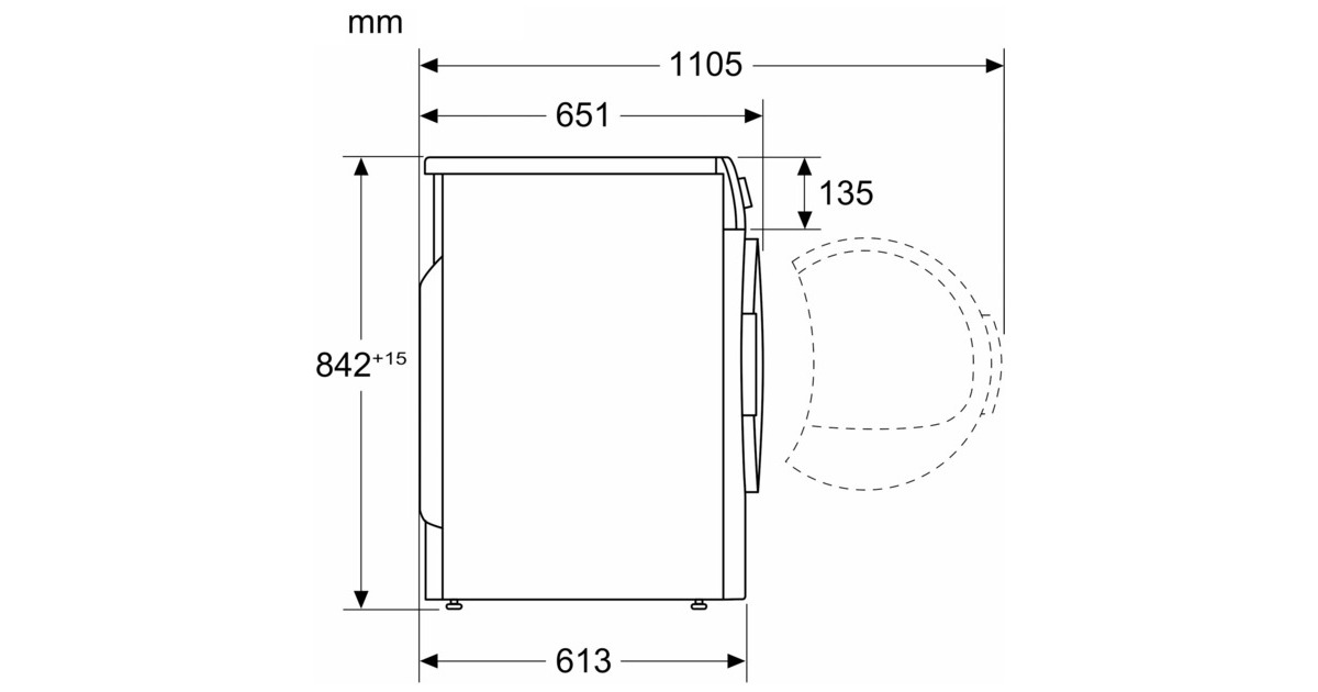 Bosch WQB245B40 Serie 8, Wärmepumpen-Kondensationstrockner(weiß)