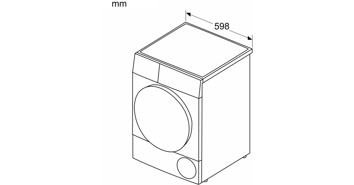 Bosch WQB245B40 Serie 8, Wärmepumpen-Kondensationstrockner(weiß)