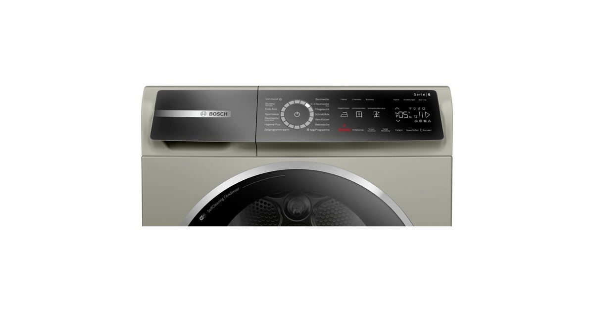 Bosch WQB246CX0 Serie 8, Wärmepumpen-Kondensationstrockner(silber)