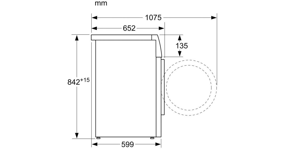 Bosch WQG241000 Serie | 6, Wärmepumpen-Kondensationstrockner(weiß/schwarz)