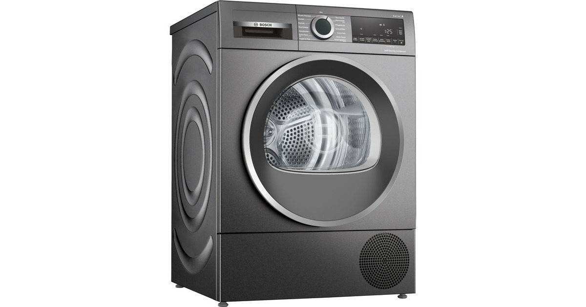 Bosch WQG2450R10 Serie 6, Wärmepumpen-Kondensationstrockner(silber/dunkelgrau)