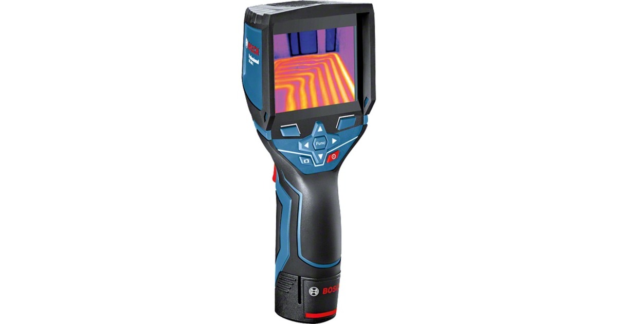 Bosch Wärmebildkamera GTC 400 C Professional, 12Volt, Thermodetektor(blau/schwarz, Li-Ionen-Akku 2,0Ah, L-BOXX)