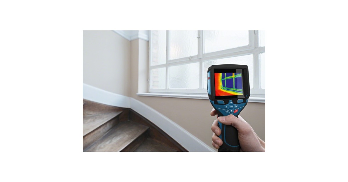 Bosch Wärmebildkamera GTC 400 C Professional, 12Volt, Thermodetektor(blau/schwarz, Li-Ionen-Akku 2,0Ah, L-BOXX)