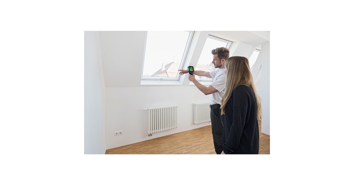 Bosch Wärmebildkamera GTC 400 C Professional, 12Volt, Thermodetektor(blau/schwarz, Li-Ionen-Akku 2,0Ah, L-BOXX)