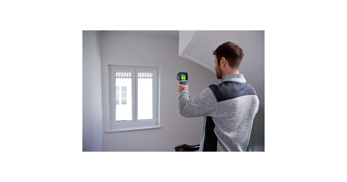 Bosch Wärmebildkamera GTC 600 C Professional, 12Volt, Thermodetektor(blau/schwarz, Li-Ionen-Akku 2,0Ah, L-BOXX)