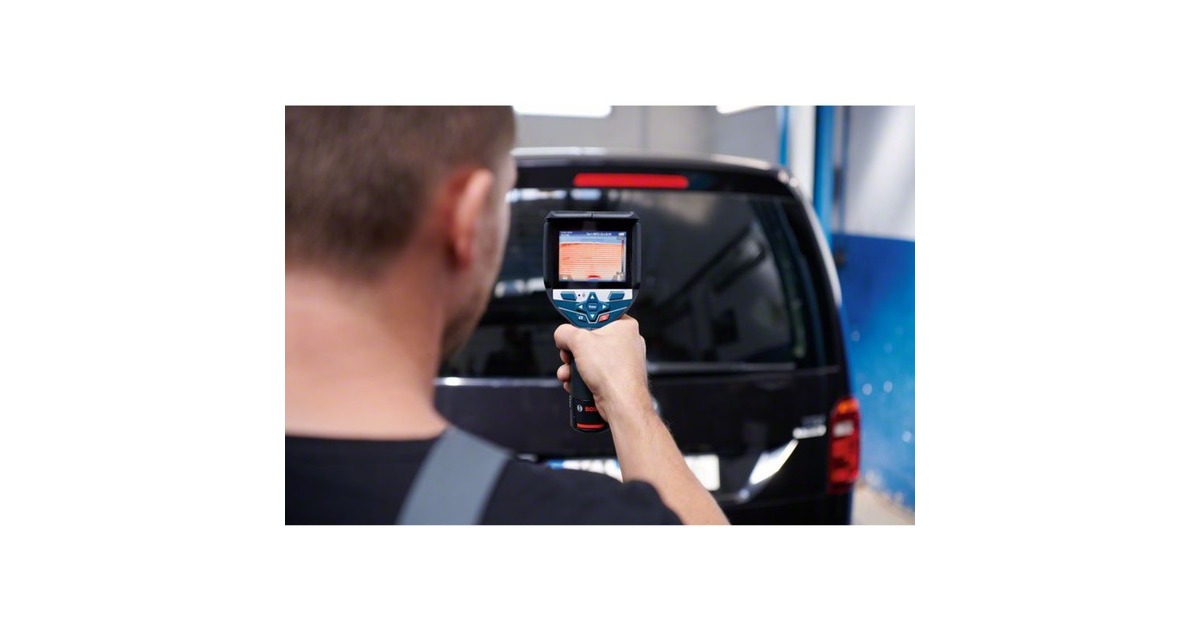 Bosch Wärmebildkamera GTC 600 C Professional, 12Volt, Thermodetektor(blau/schwarz, Li-Ionen-Akku 2,0Ah, L-BOXX)