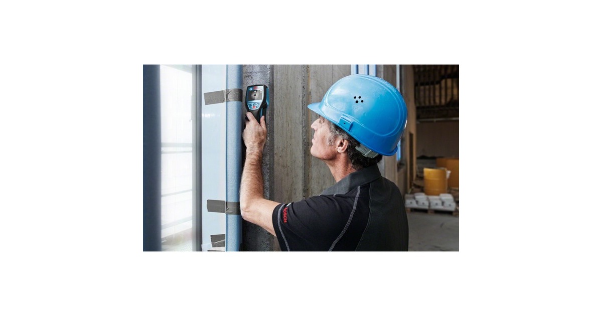 Bosch Wallscanner D-tect 120 Professional, 12Volt, Ortungsgerät(blau/schwarz, Li-Ionen-Akku 2,0 Ah, in L-BOXX 136)