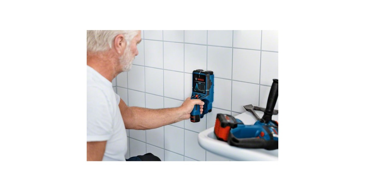 Bosch Wallscanner D-tect 200 C Professional, 12Volt, Ortungsgerät(blau/schwarz, ohne Akku und Ladegerät)