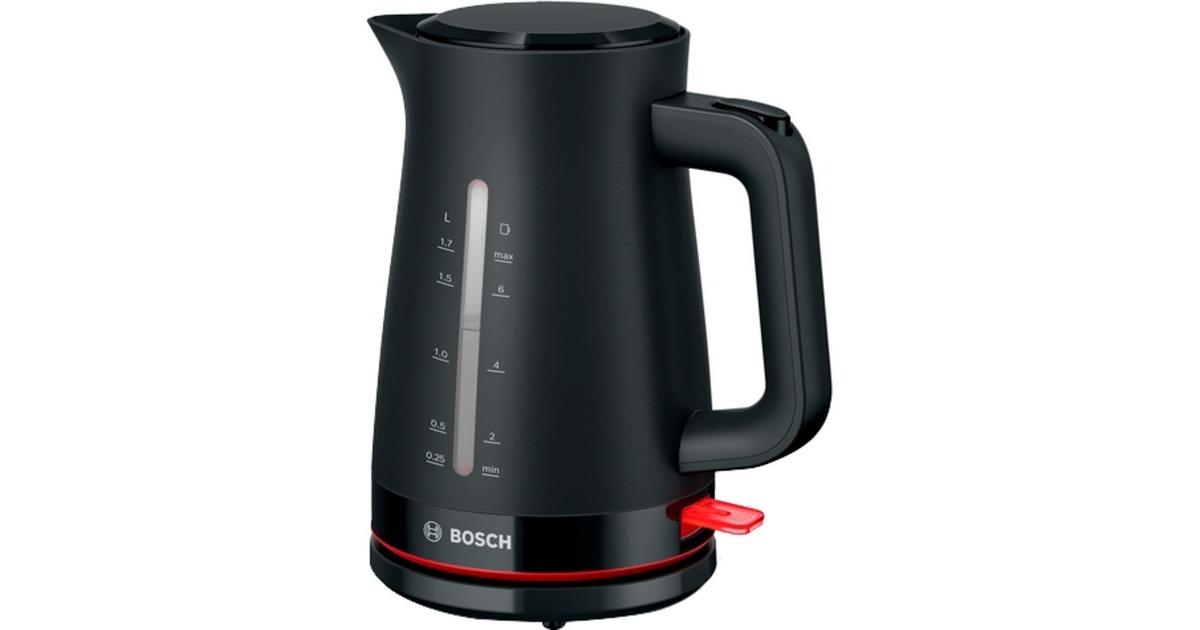 Bosch Wasserkocher MyMoment TWK3M123(schwarz, 2.400 Watt, 1,7 Liter)