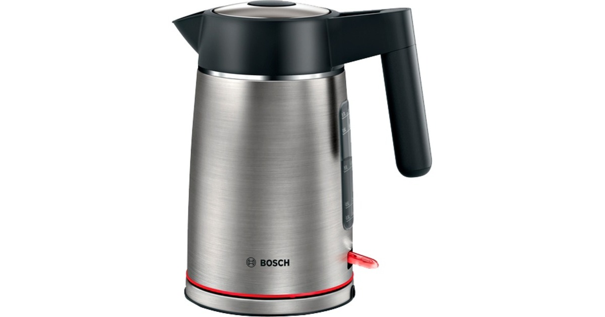 Bosch Wasserkocher MyMoment TWK6M480(edelstahl/schwarz, 2.400 Watt, 1,7 Liter)