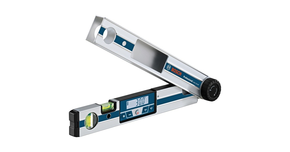 Bosch Winkelmesser GAM 220 MF Professional(silber/blau)