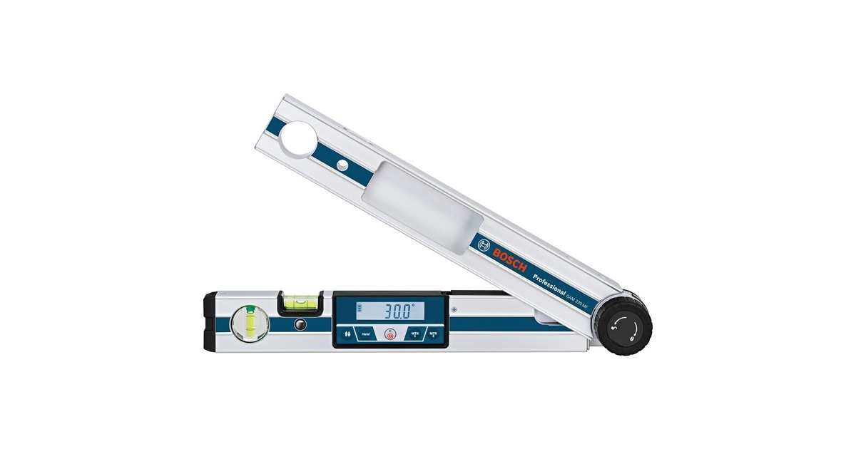 Bosch Winkelmesser GAM 220 MF Professional(silber/blau)
