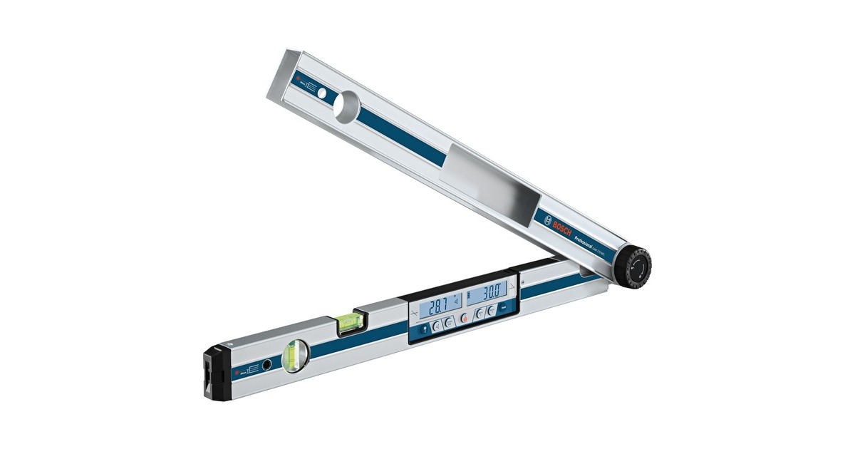 Bosch Winkelmesser GAM 270 MFL Professional(silber/blau, Schutztasche)
