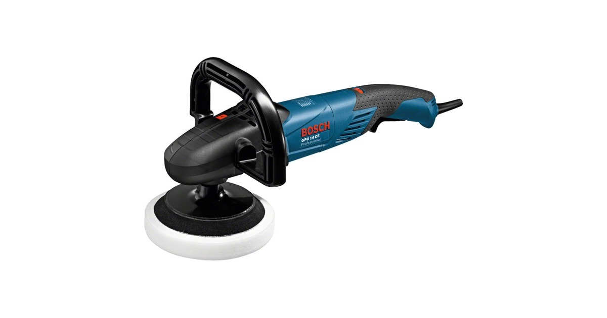 Bosch Winkelpolierer GPO 14CE, Poliermaschine(blau, 1.400 Watt)