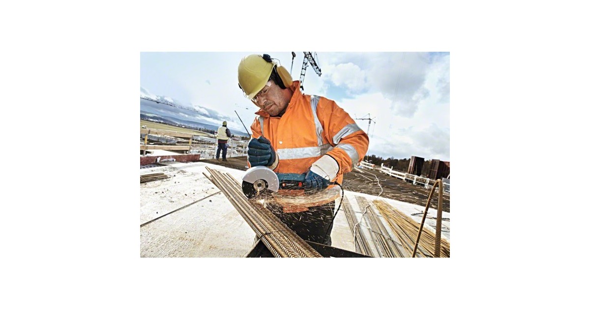 Bosch Winkelschleifer GWS 11-125 P Professional(blau, 1.100 Watt)