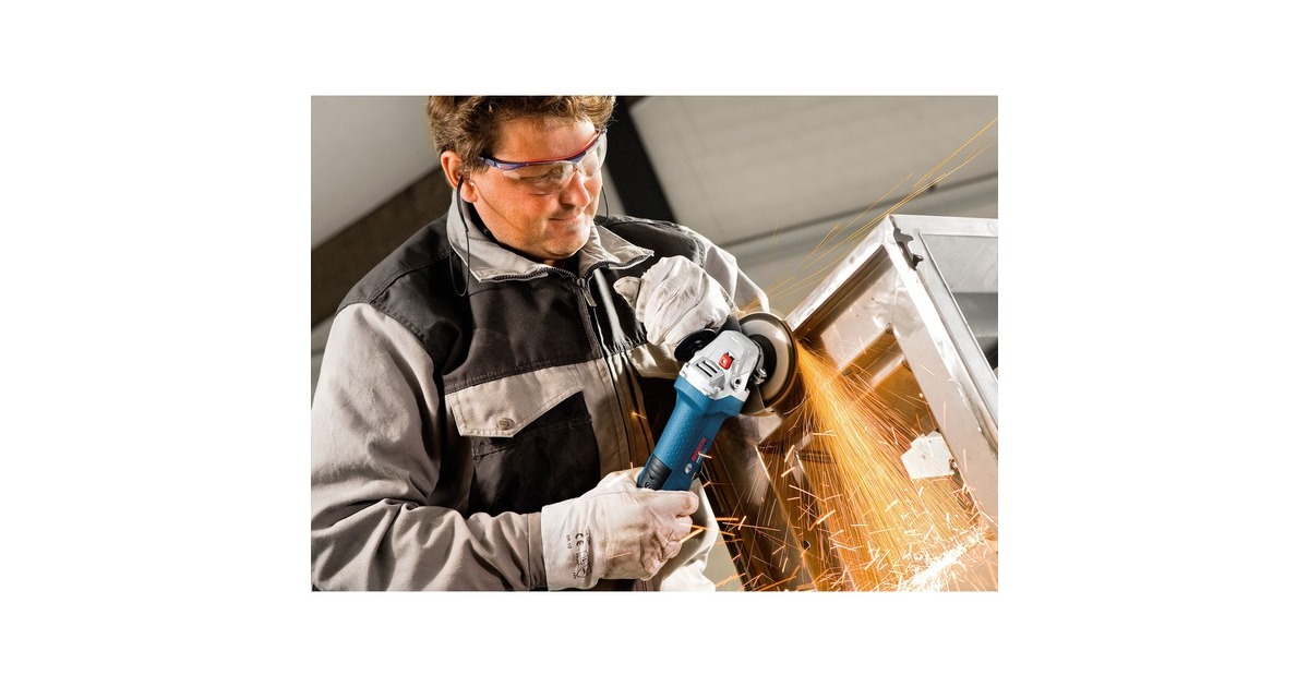 Bosch Winkelschleifer GWS 1400 Professional(blau/schwarz, 1.400 Watt)