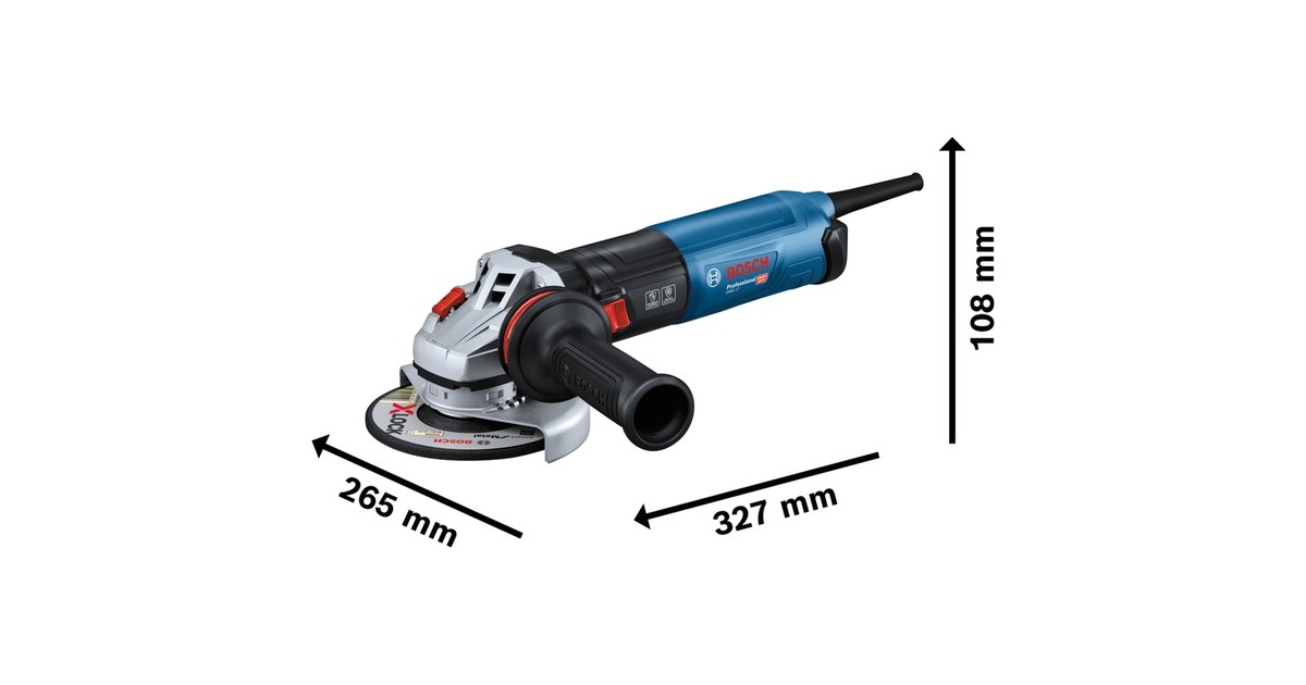 Bosch Winkelschleifer GWS 17-125 S Inox Professional(blau/schwarz, 1.700 Watt)