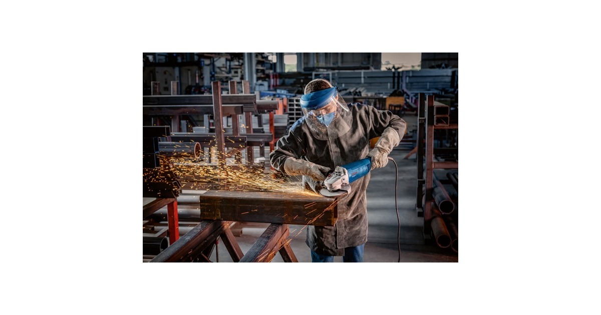 Bosch Winkelschleifer GWS 2000 P Professional(blau, 2.000 Watt)