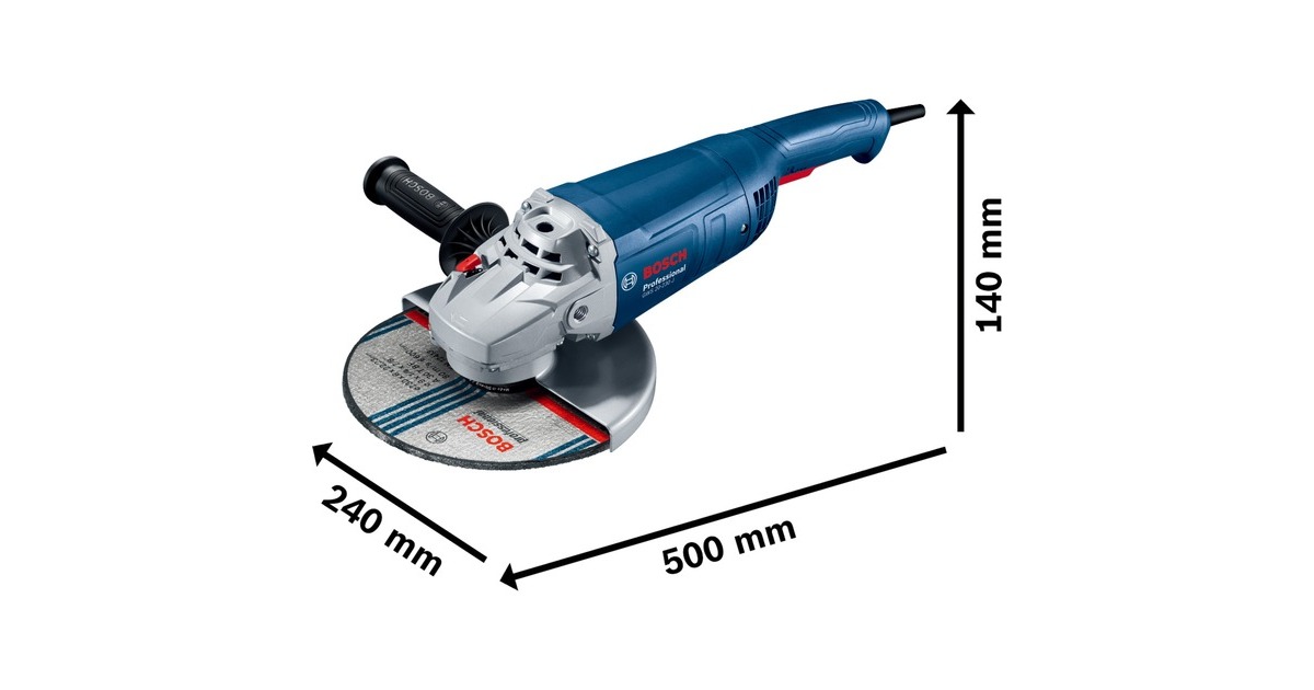 Bosch Winkelschleifer GWS 20-230 J Professional(blau, 2.000 Watt)