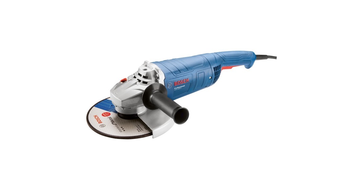 Bosch Winkelschleifer GWS 2200 P Professional(blau, 2.200 Watt)