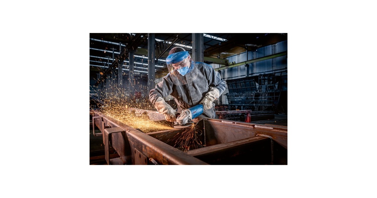 Bosch Winkelschleifer GWS 2200 P Professional(blau, 2.200 Watt)