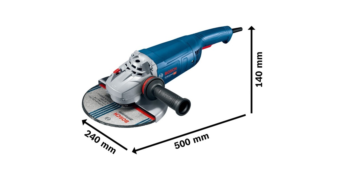 Bosch Winkelschleifer GWS 22-230 P Professional(blau, 2.200 Watt)