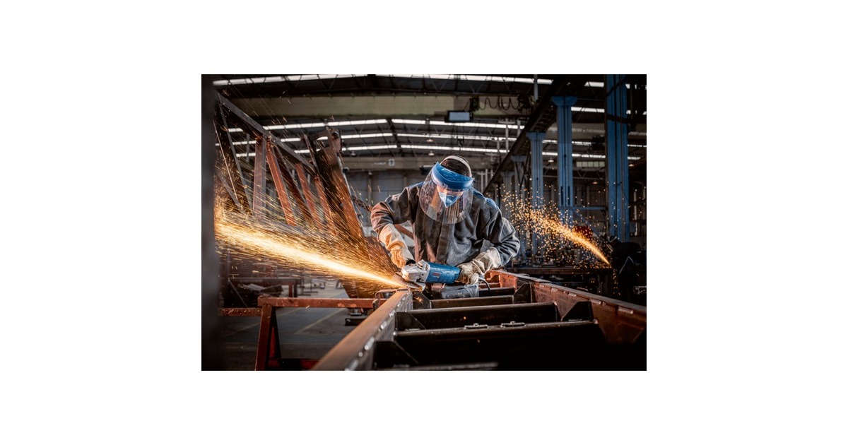 Bosch Winkelschleifer GWS 2400 P Professional(blau, 2.200 Watt)