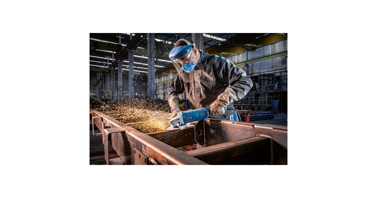 Bosch Winkelschleifer GWS 2400 P Professional(blau, 2.200 Watt)