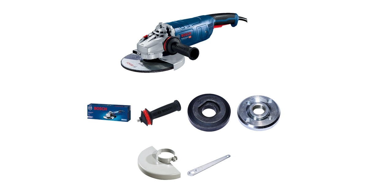 Bosch Winkelschleifer GWS 24-230 P Professional(blau, 2.400 Watt)