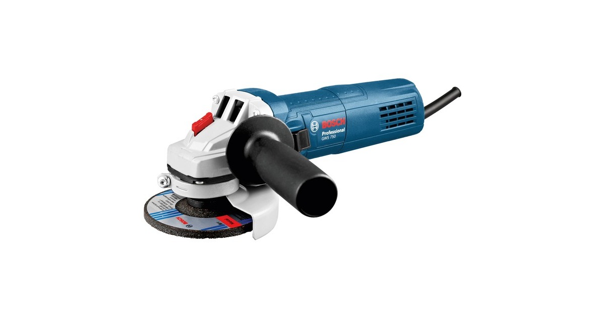 Bosch Winkelschleifer GWS 750 (115 mm) Professional(blau/silber, 750 Watt)