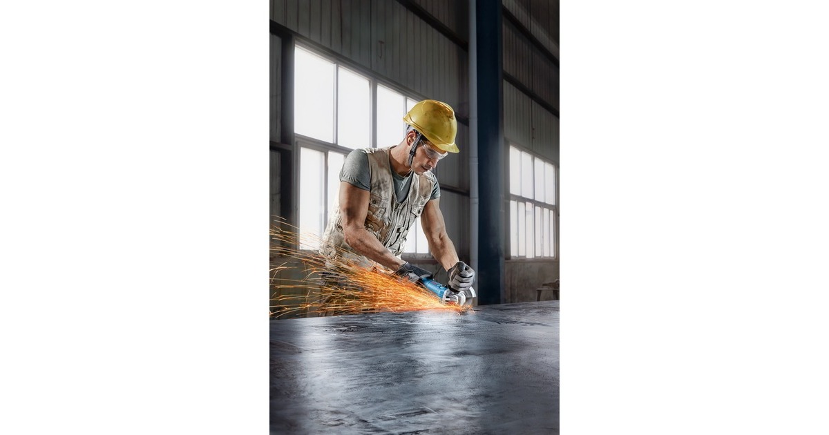 Bosch Winkelschleifer GWS 880 Professional(blau/schwarz, 880 Watt)