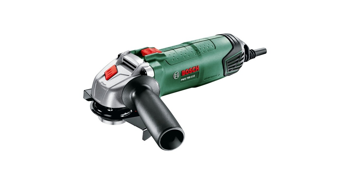Bosch Winkelschleifer PWS 700-115(grün/schwarz, 701 Watt)