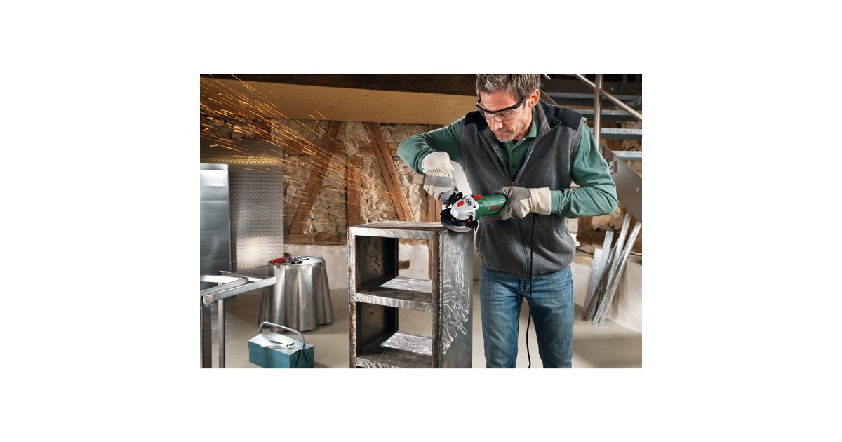 Bosch Winkelschleifer PWS 700-115(grün/schwarz, 701 Watt)