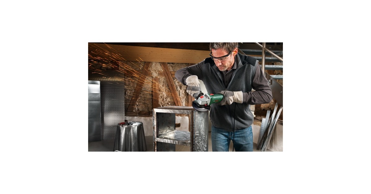 Bosch Winkelschleifer UniversalGrind 750-115(grün/schwarz, 750 Watt)