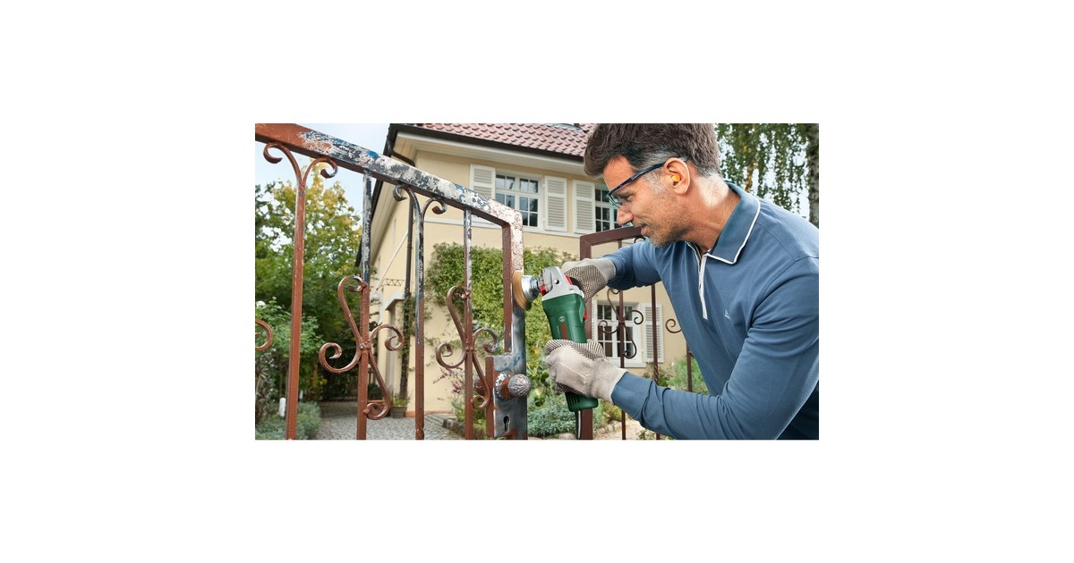 Bosch Winkelschleifer UniversalGrind 750-125(grün/schwarz, 750 Watt)