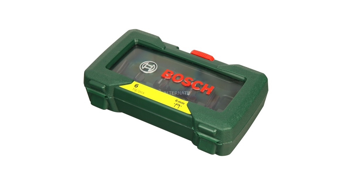 Bosch Wolfram-Carbide-Fräser-Set, 6-teilig(6mm-Schaft)