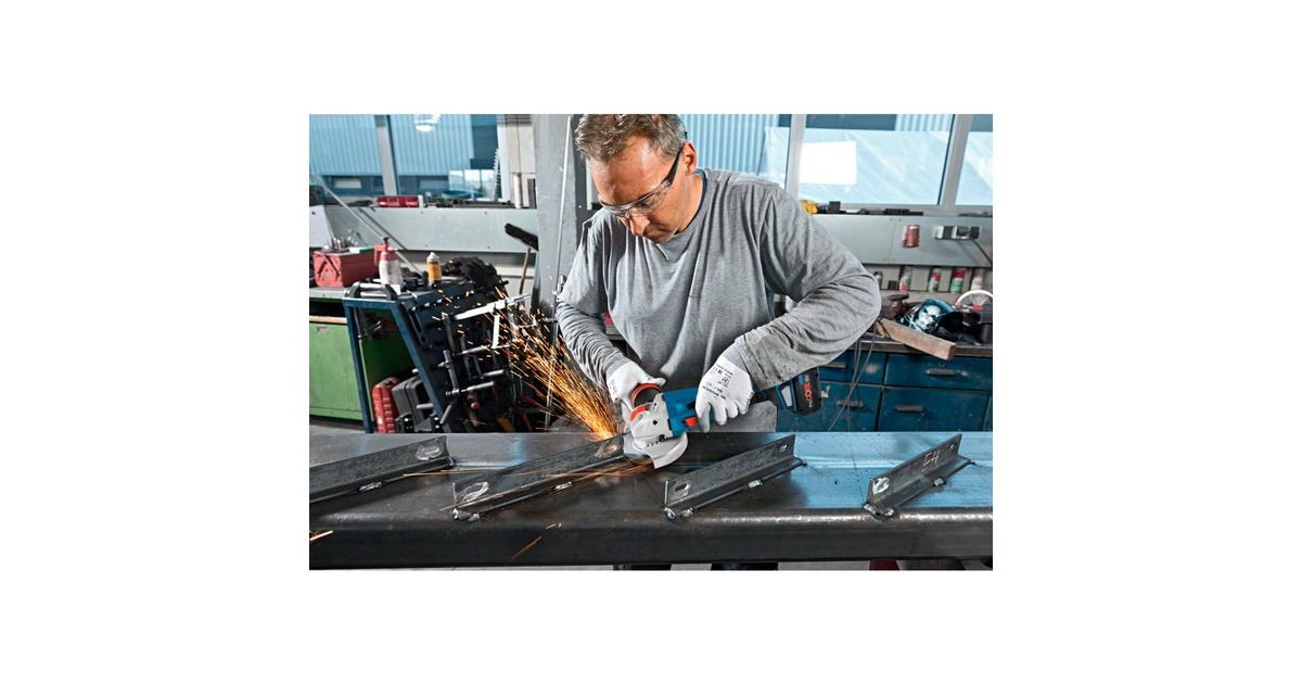 Bosch X-LOCK Akku-Winkelschleifer BITURBO GWX 18V-15 C Professional solo(blau/schwarz, ohne Akku und Ladegerät, in L-BOXX)