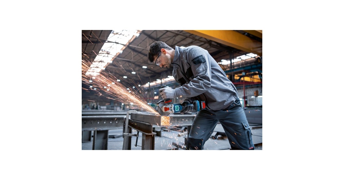 Bosch X-LOCK Akku-Winkelschleifer BITURBO GWX 18V-15 PSC Professional solo, Ø 125mm(blau/schwarz, Bluetooth Modul, ohne Akku und Ladegerät, in L-BOXX)