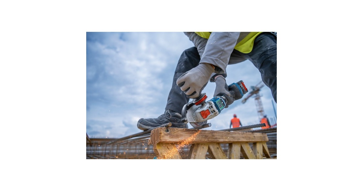 Bosch X-LOCK Akku-Winkelschleifer BITURBO GWX 18V-15 PSC Professional solo, Ø 125mm(blau/schwarz, Bluetooth Modul, ohne Akku und Ladegerät, in L-BOXX)