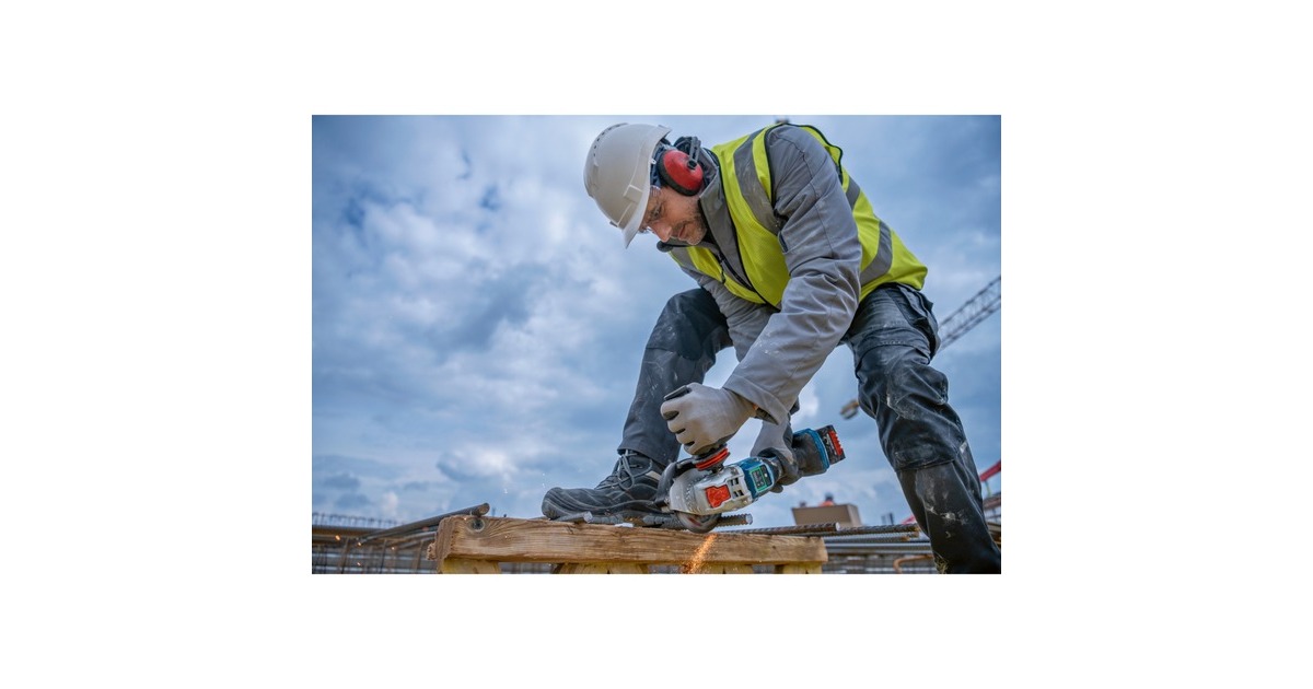 Bosch X-LOCK Akku-Winkelschleifer BITURBO GWX 18V-15 PSC Professional solo, Ø 125mm(blau/schwarz, Bluetooth Modul, ohne Akku und Ladegerät, in L-BOXX)