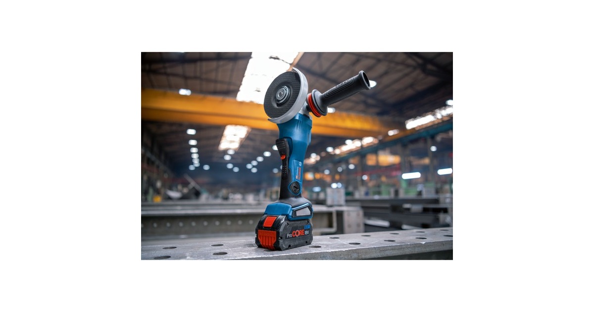 Bosch X-LOCK Akku-Winkelschleifer BITURBO GWX 18V-15 PSC Professional solo, Ø 125mm(blau/schwarz, Bluetooth Modul, ohne Akku und Ladegerät)