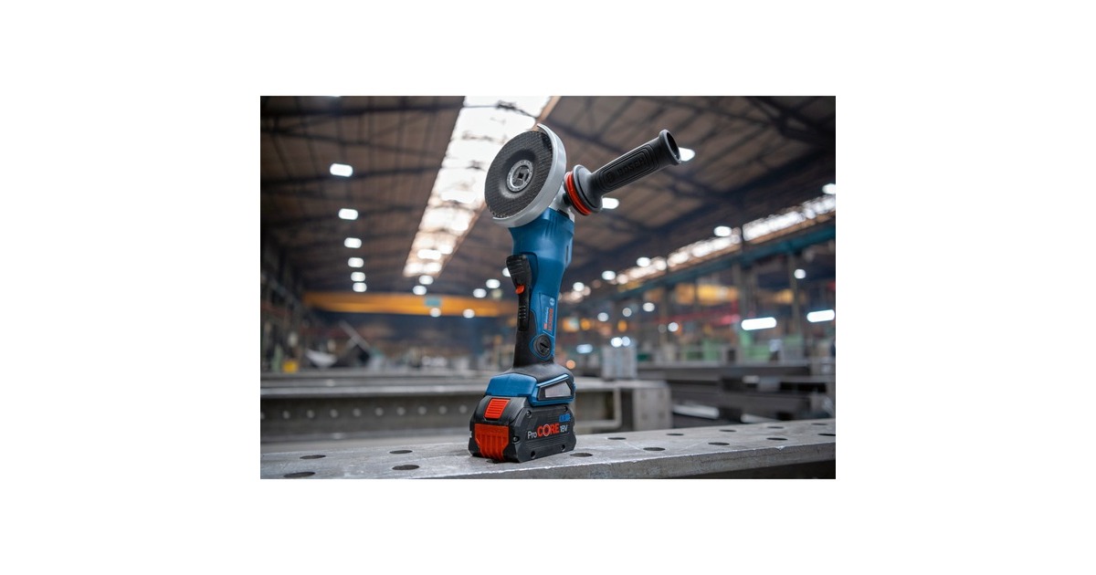 Bosch X-LOCK Akku-Winkelschleifer BITURBO GWX 18V-15 PSC Professional solo, Ø 125mm(blau/schwarz, Bluetooth Modul, ohne Akku und Ladegerät)