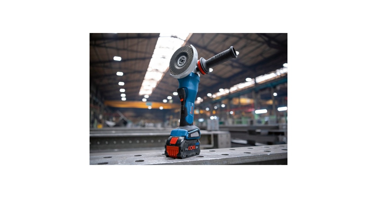 Bosch X-LOCK Akku-Winkelschleifer BITURBO GWX 18V-15 P Professional solo, Ø 125mm(blau/schwarz, ohne Akku und Ladegerät, in L-BOXX)