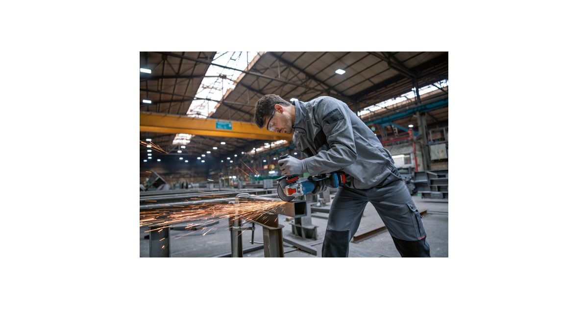 Bosch X-LOCK Akku-Winkelschleifer BITURBO GWX 18V-15 P Professional solo, Ø 125mm(blau/schwarz, ohne Akku und Ladegerät, in L-BOXX)