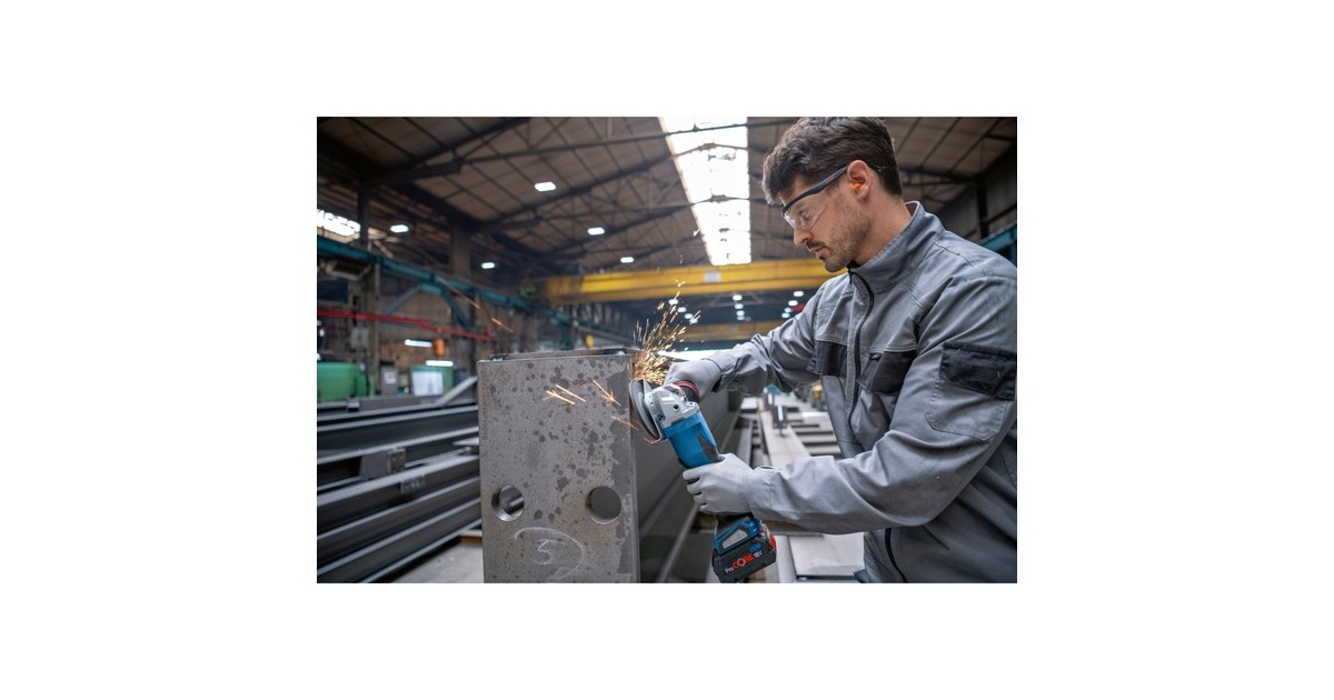 Bosch X-LOCK Akku-Winkelschleifer BITURBO GWX 18V-15 P Professional solo, Ø 125mm(blau/schwarz, ohne Akku und Ladegerät, in L-BOXX)