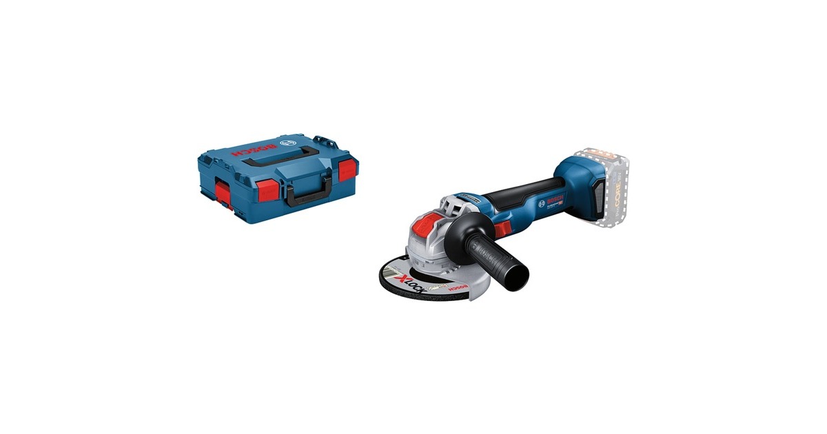 Bosch X-LOCK Akku-Winkelschleifer GWX 18V-10 Professional solo, 18Volt(blau/schwarz, ohne Akku und Ladegerät)
