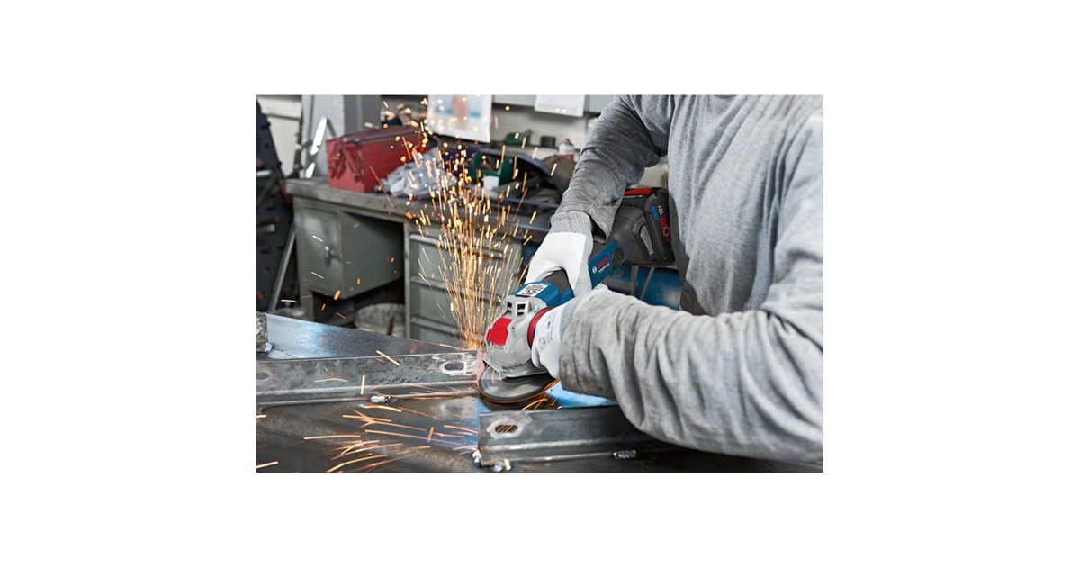 Bosch X-LOCK Akku-Winkelschleifer GWX 18V-10 Professional solo, 18Volt(blau/schwarz, ohne Akku und Ladegerät)