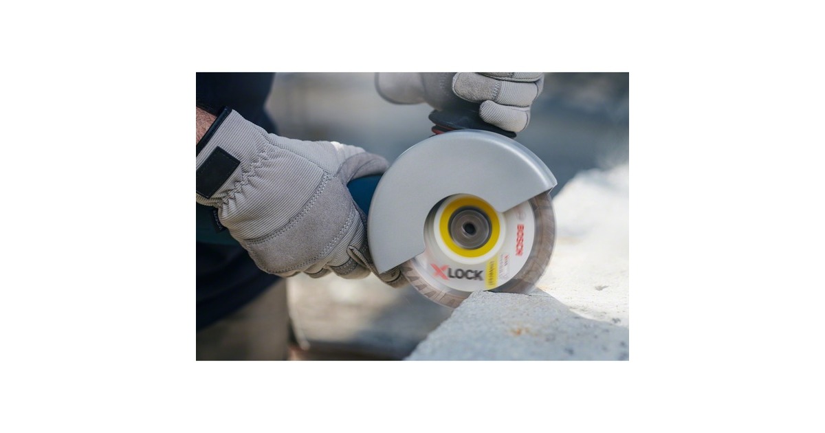 Bosch X-LOCK Diamanttrennscheibe Best for Ceramic Extra Clean Turbo, Ø 125mm(Bohrung 22,23mm)