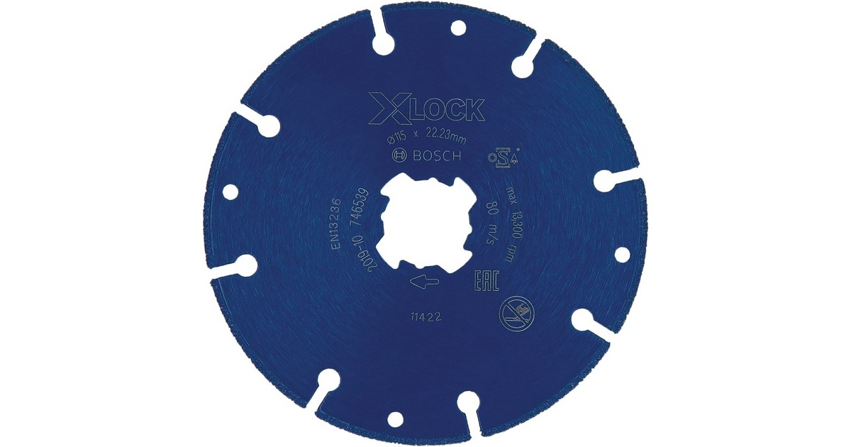 Bosch X-LOCK Diamanttrennscheibe EXPERT Diamond Metal Wheel, Ø 115mm(Bohrung 22,23mm)