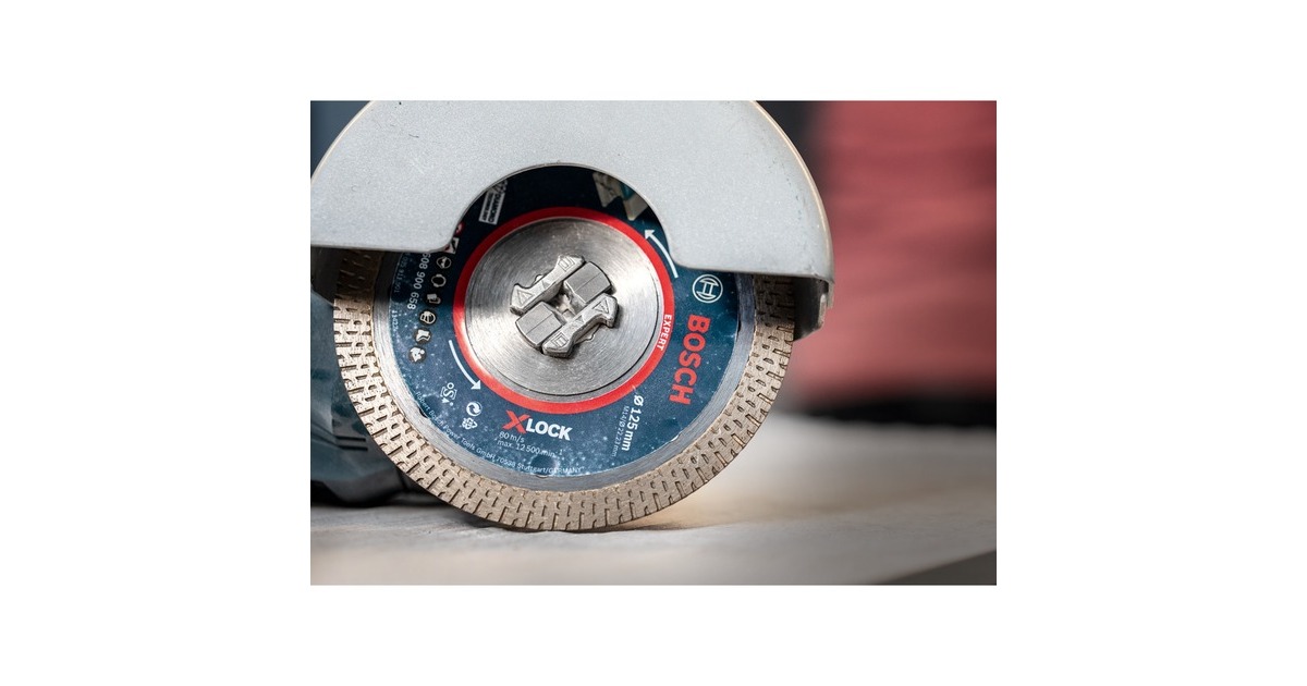 Bosch X-LOCK Diamanttrennscheibe Expert HardCeramic, Ø 115mm(Bohrung 22,23mm)